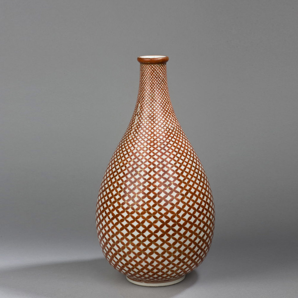 A ko-Kutani vase, Arita ware
