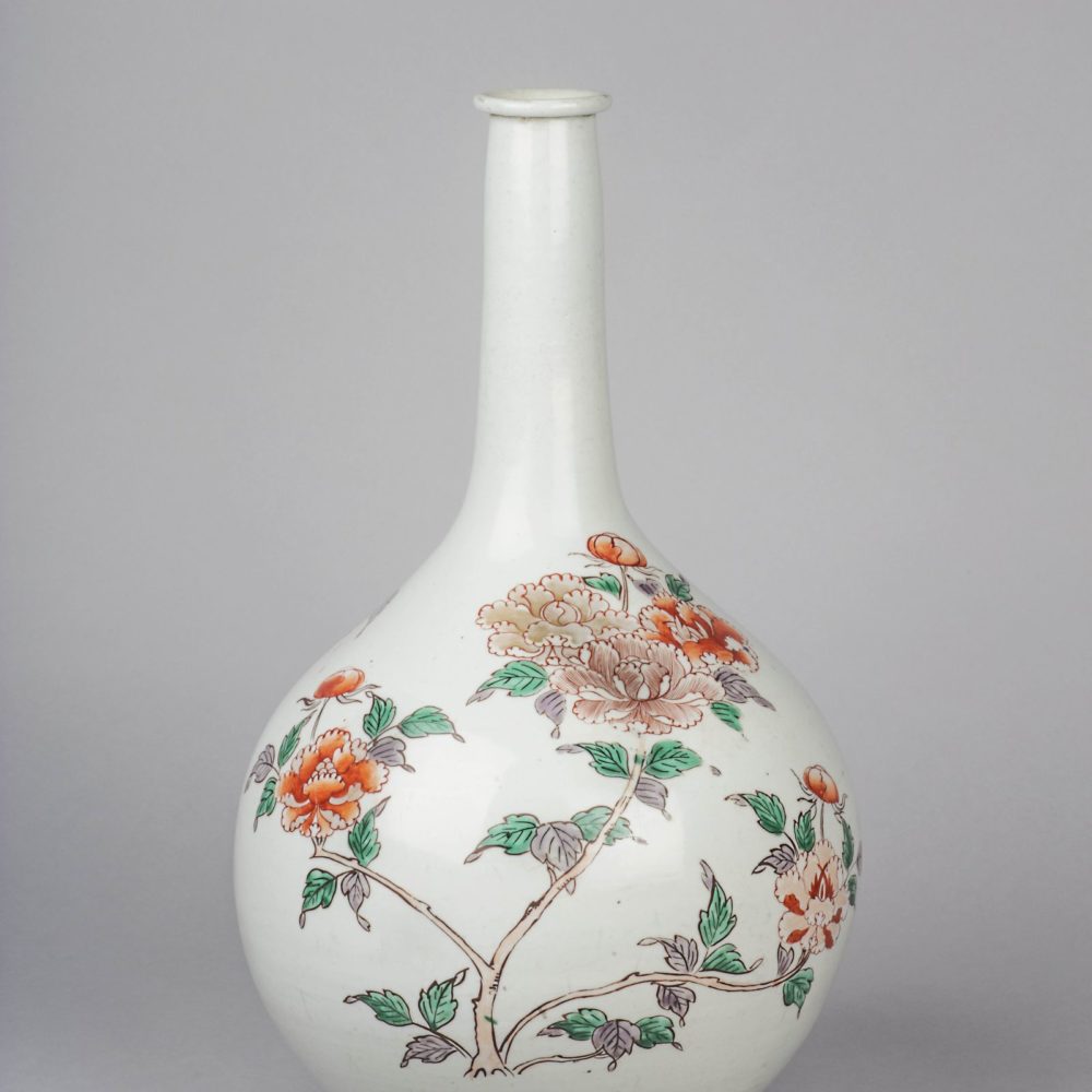 A FINE AND RARE JAPANESE ARITA VASE & COVER, Last quarter of the