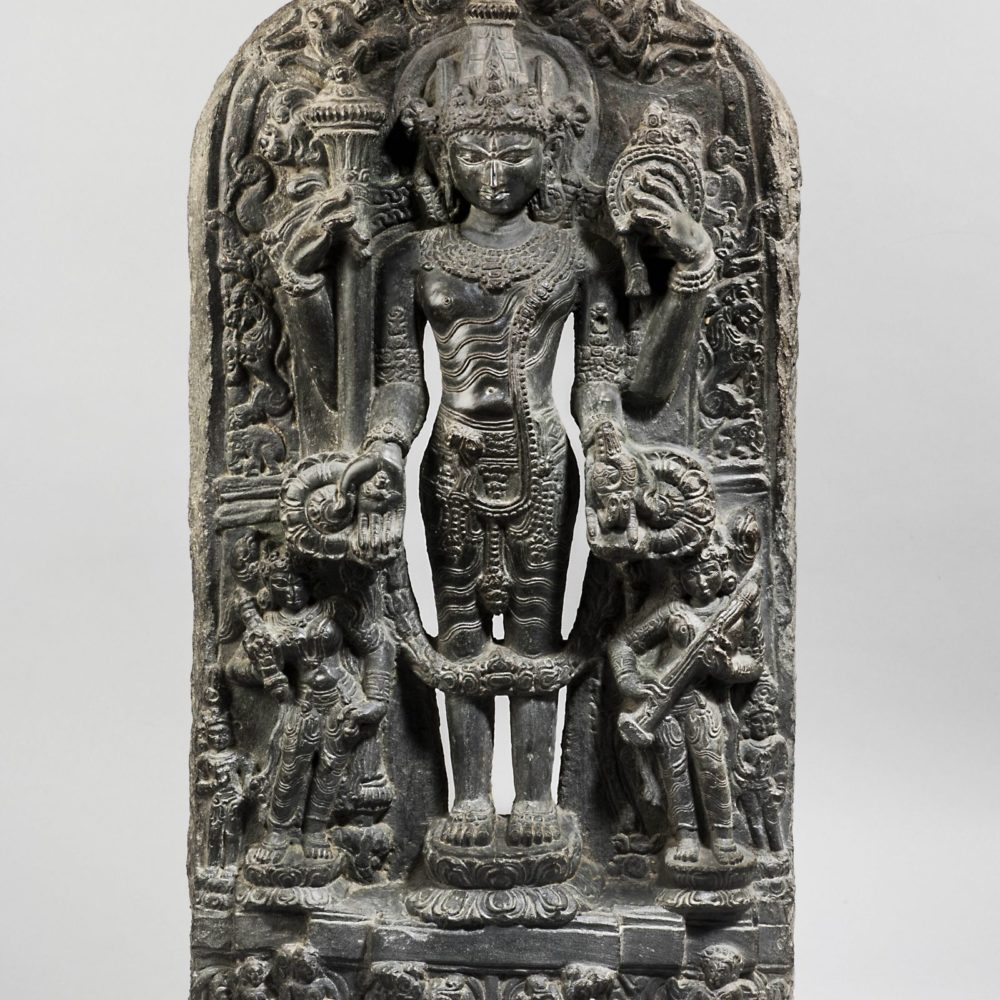A sandstone head of Shiva in the form of Bhairava - A & J Speelman